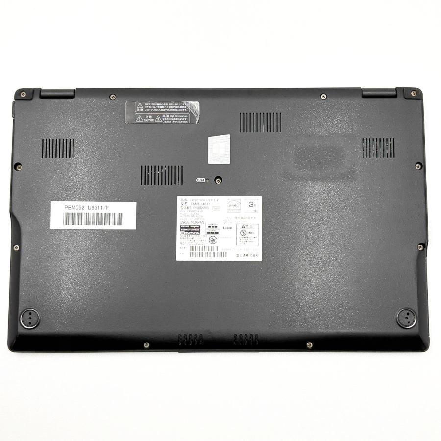 LIFEBOOK ノートパソコン 中古 Office付き Windows11 Pro 富士通 U9311