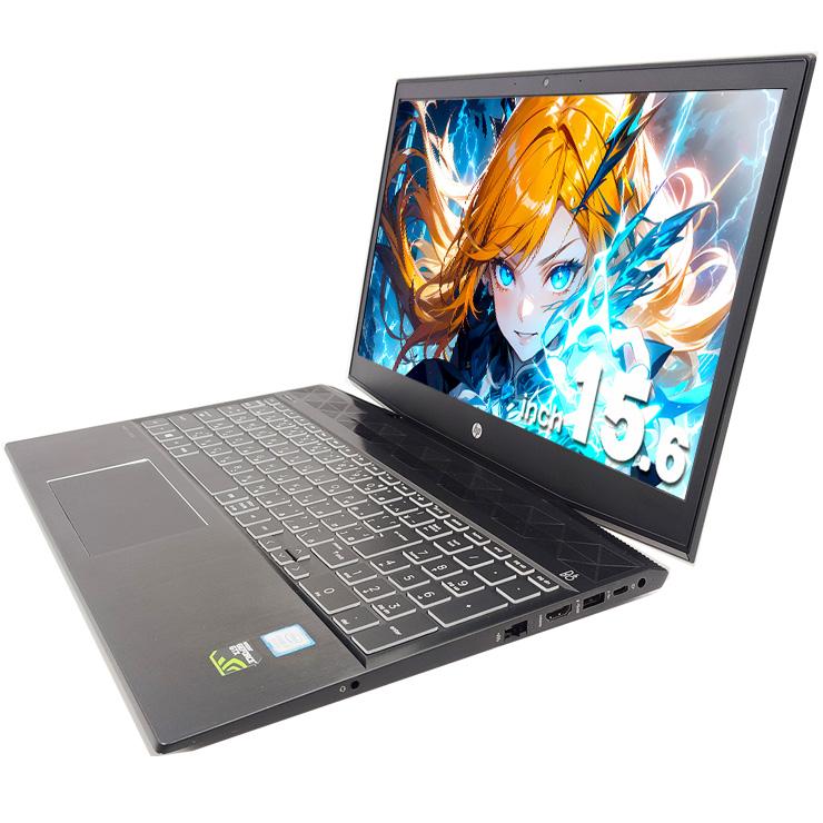 ゲーミングpc ノートパソコン 中古 Office付き Windows11 Home HP Pavilion Gaming15/4KZ15PA-AAAH Corei7 16GB 15.6型 中古パソコンの画像