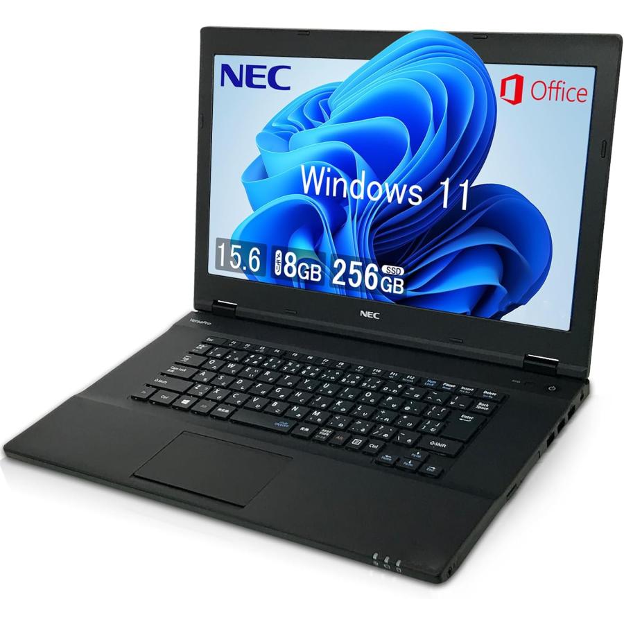 NECノートパソコン/i5-7200U/SSD256GB/メモリ8GB/無線 NEC Versapro 第7世代Core i5-7200U メモリ:8GB SSD:256GB 15.6