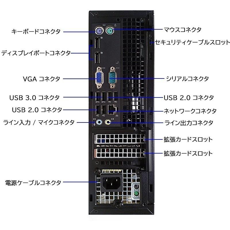 デスクトップパソコン 中古パソコン Office Win10 DELL Optiplex 7020