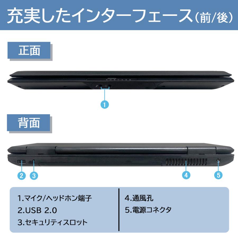 【今だけ新品SSD1TB×メモリ16GB】NEC 中古ノートパソコン VKシリーズ ■高性能第4世代Core i7/Microsoft Office2019/テンキー付き/Win11/WIFI/15.6型/DVD/HDMI｜pclife｜08