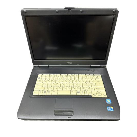 中古ノートパソコン Windows 10 Pro 32bit 富士通 LIFEBOOK A550 Core i3 M380 2.53G/メモリ4GB/新品SSD 240GB/DVD-ROM/無線有/15型