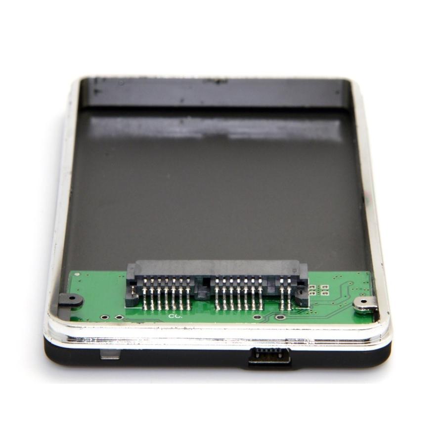 1.8インチ microSATA →USB　HDD SSD外付けケース｜pcm2｜03