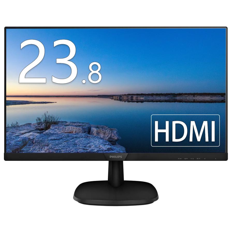 【WQHD】PHILIPS PCモニター 23.8インチ 中古 PHILIPS モニター 23.8インチ 243V7 IPSパネル 1920x1080 フルHD