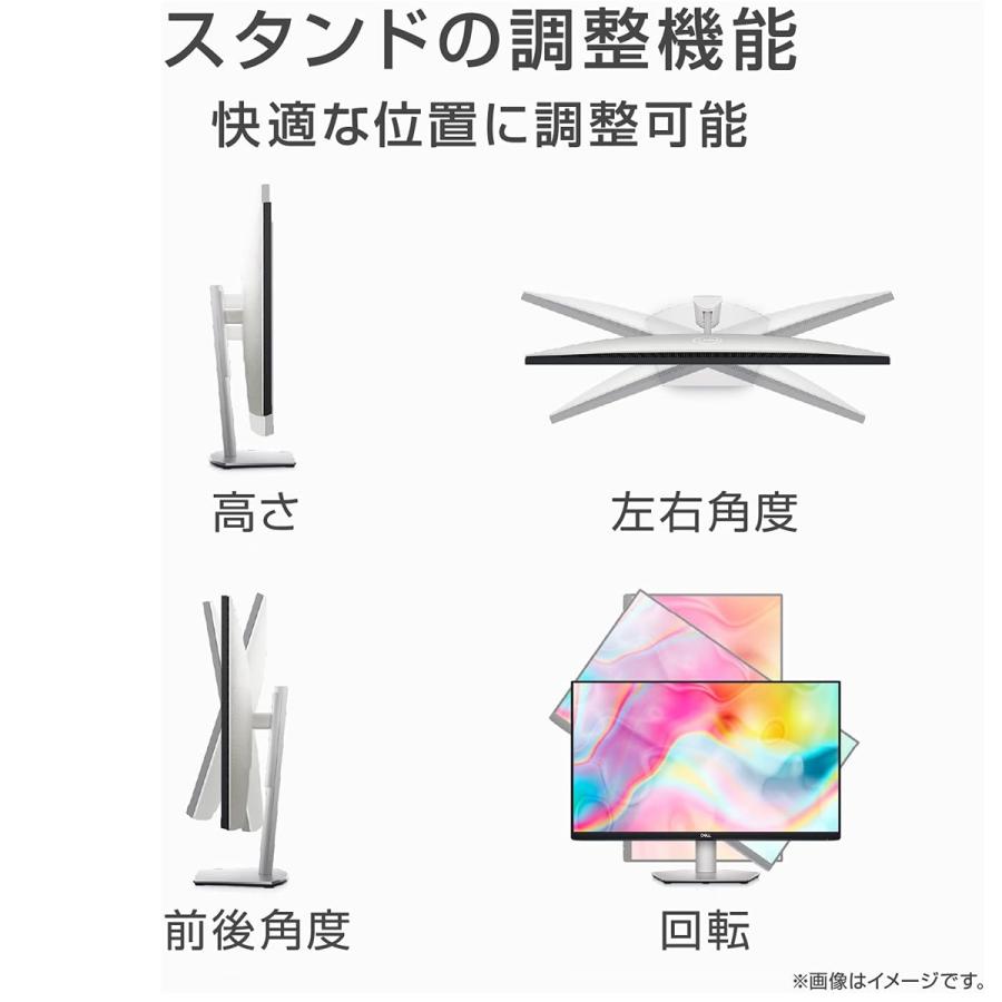 Dell モニター 21.5インチ P2217 IPSパネル 1680x1050 16:10 HDMI 画面回転 高さ調整 USBハブ 中古ディスプレイ | DELL | 03