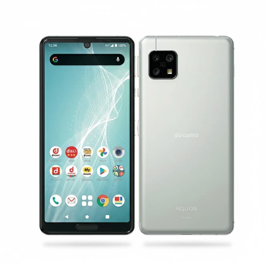 AQUOS sense4 SH-41A シルバー 64GB ドコモ スマホ スマートフォン 本体 中古 Aランク | AQUOS sense