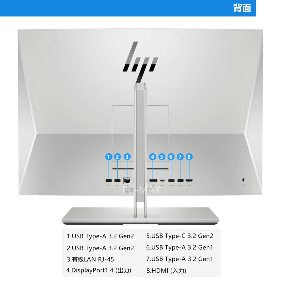 日本HP HP EliteOne 800 G8 AIO 23.8インチ 第11世代 Core i5 メモリ