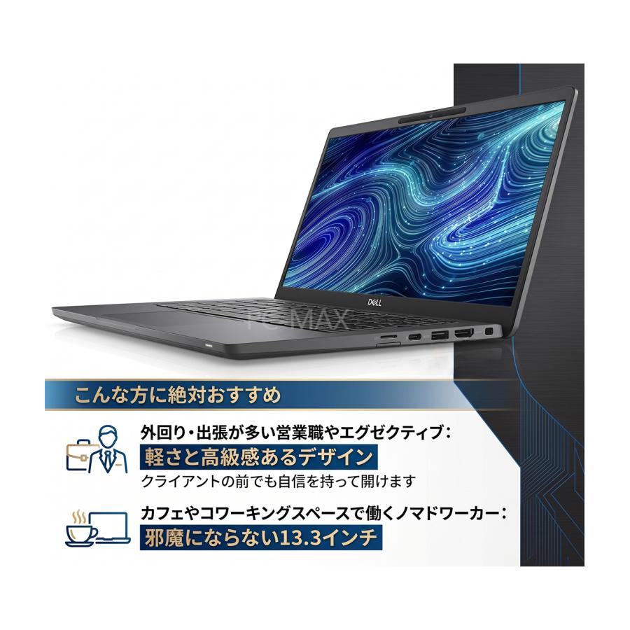 Latitude（Dell） Dell Latitude 7320 13.3インチ 第11世代 Core i7