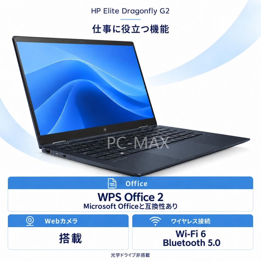 日本HP HP Elite Dragonfly G2 13.3インチ 第11世代 Core i5 メモリ8GB