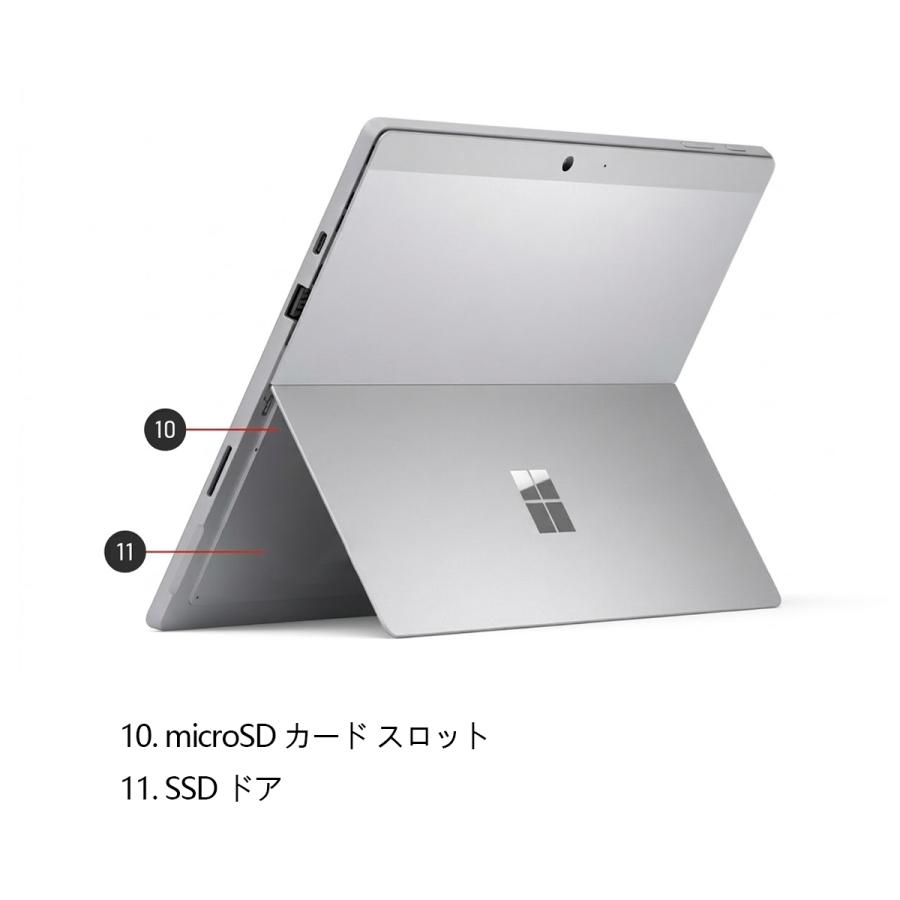 Microsoft Surface Pro 7+ 第11世代 Core i5 メモリ8GB SSD 256GB Office付き Win11 サーフェス 中古タブレット | Surface | 02