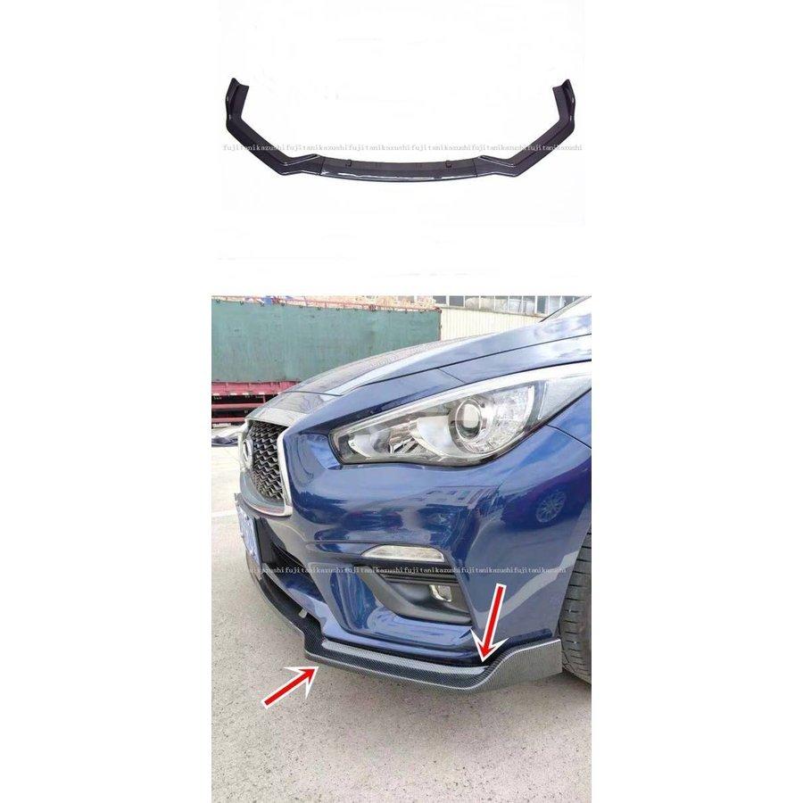 日産 スカイライン V37 インフィニティ Q50 セダン フロント リップ