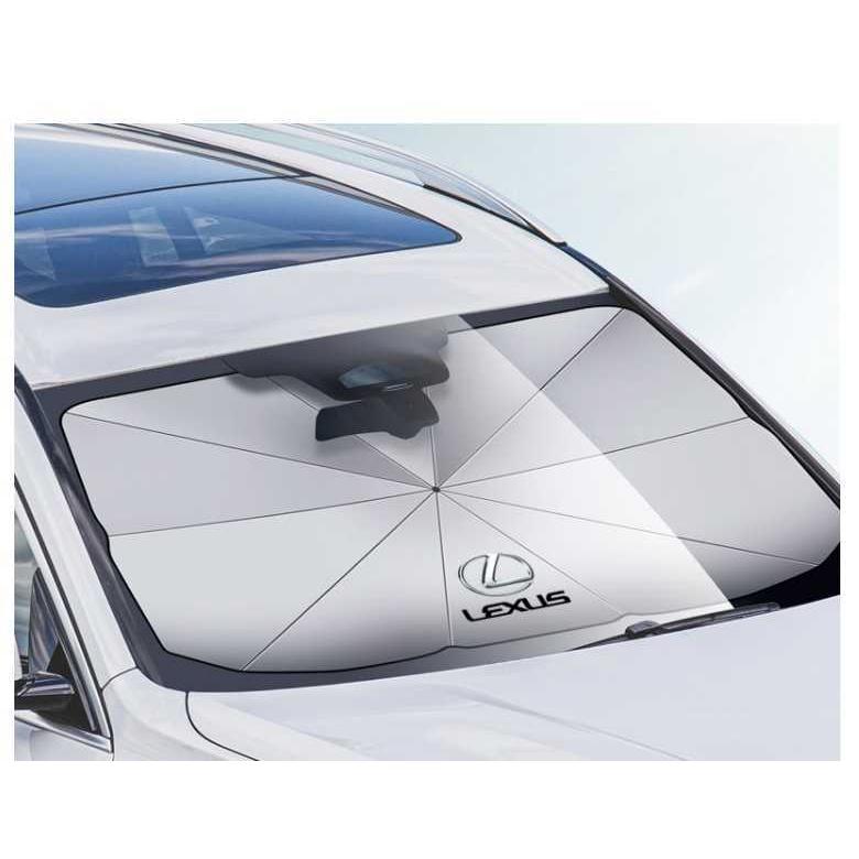 レクサスLEXUS サンシェード遮光シェード アンブレラ 車用サンシェード 日よけ フロントカバー ガラスカバー ワンタッチ折り畳み式