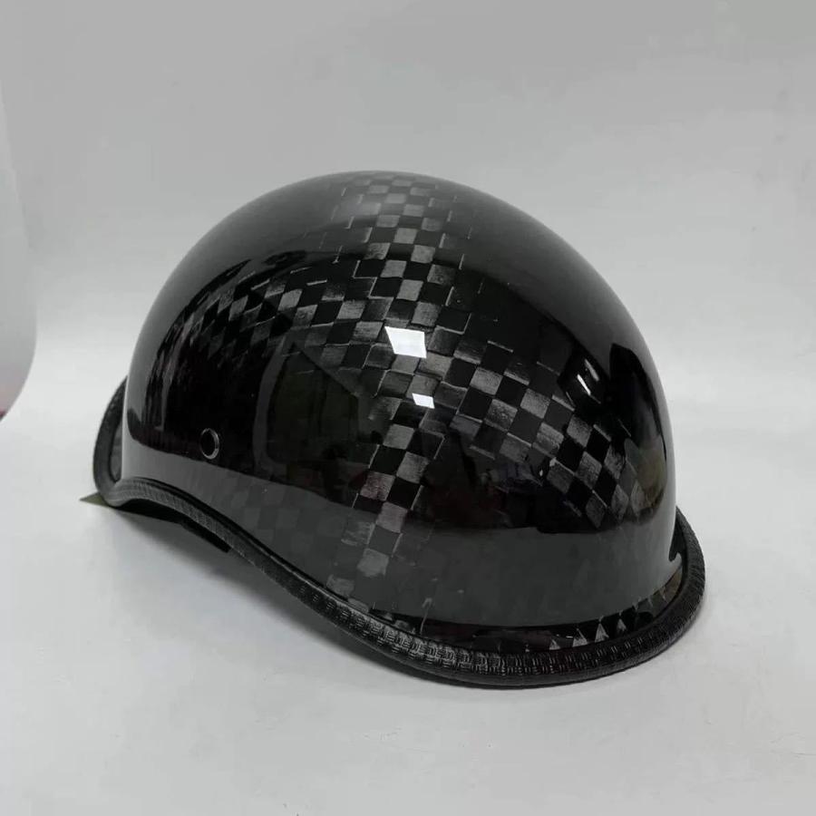 新品カーボンファイバー半キャップ イージーライダース ハーレー