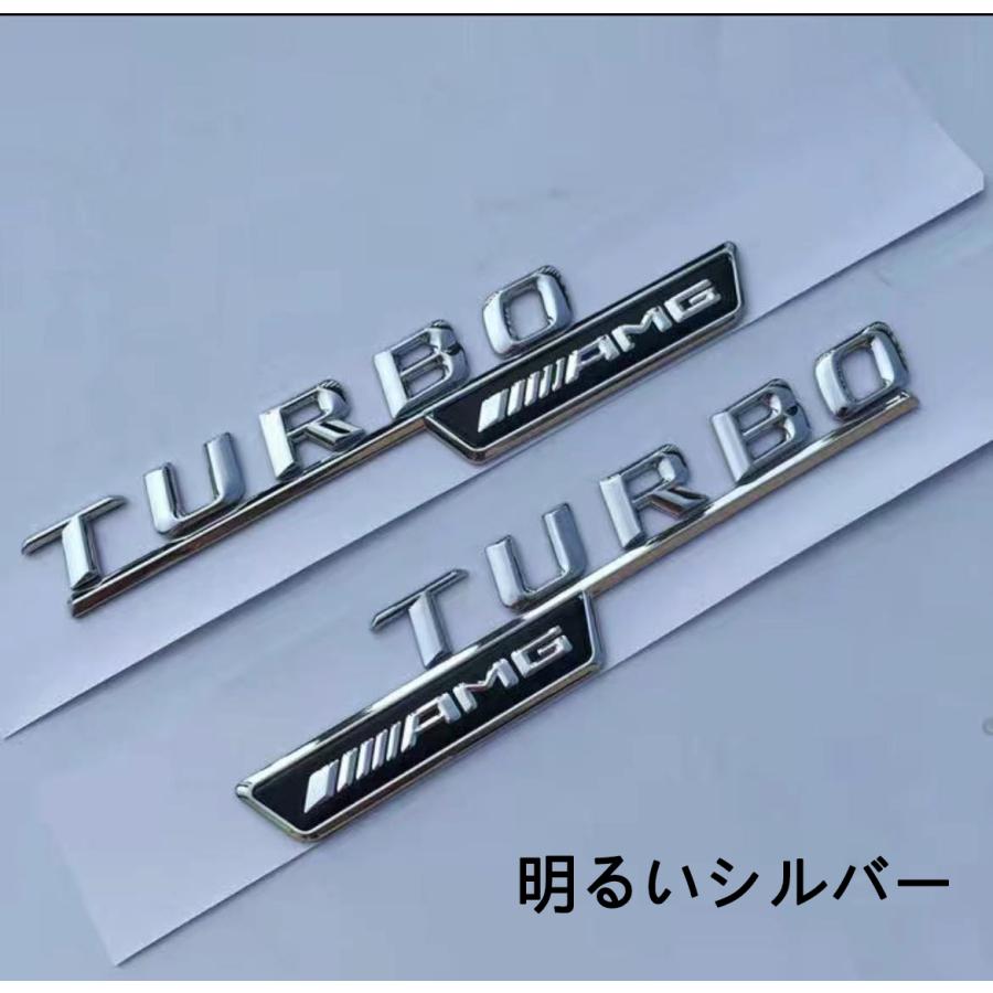ベンツ TURBO AMG サイドエンブレム 　4色　2ｐ｜pcmsus-4｜06
