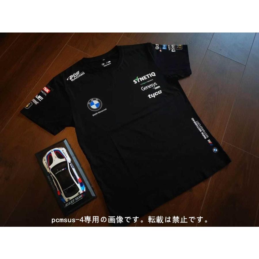 ★新品★BMW M★モータースポーツ ロゴ Tシャツ メンズ 半袖 ロゴ 1/2/3/4/5/7シリーズ X1 X2 X3 X4 X5 ★XLサイズ｜pcmsus-4｜02