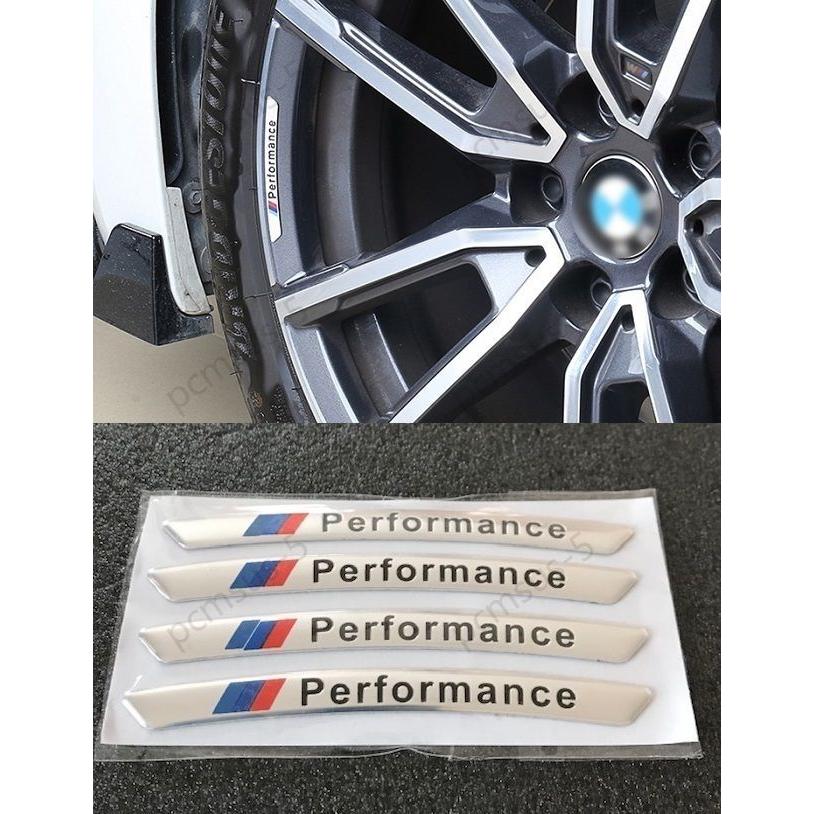 Bmw パフォーマンス Mperformance リムステッカー ホイールリム エンブレム 車 バイク シルバー ブラック Ccc07 Pcmsus 5 通販 Yahoo ショッピング