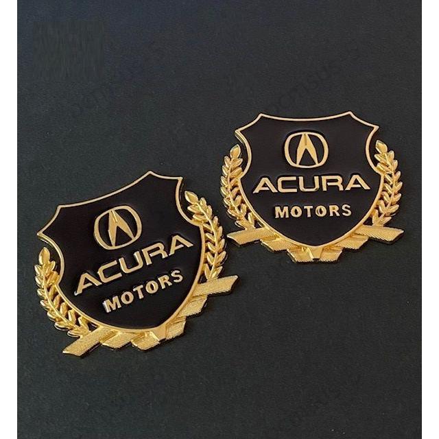アキュラ Honda ホンダ ステッカー 3d 金属バッジ ドア サイド ウィンドウ エンブレムシール ゴールド 2個 Ccc0670 Pcmsus 5 通販 Yahoo ショッピング