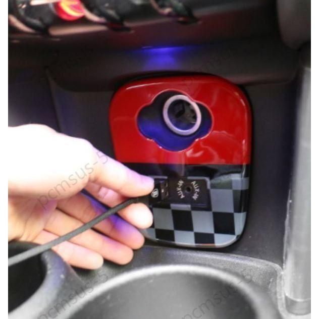MINI Cooper F55/F56 シガーライター シガーソケットパネルカバー 高質感ABS製 JCWチェック e399313430