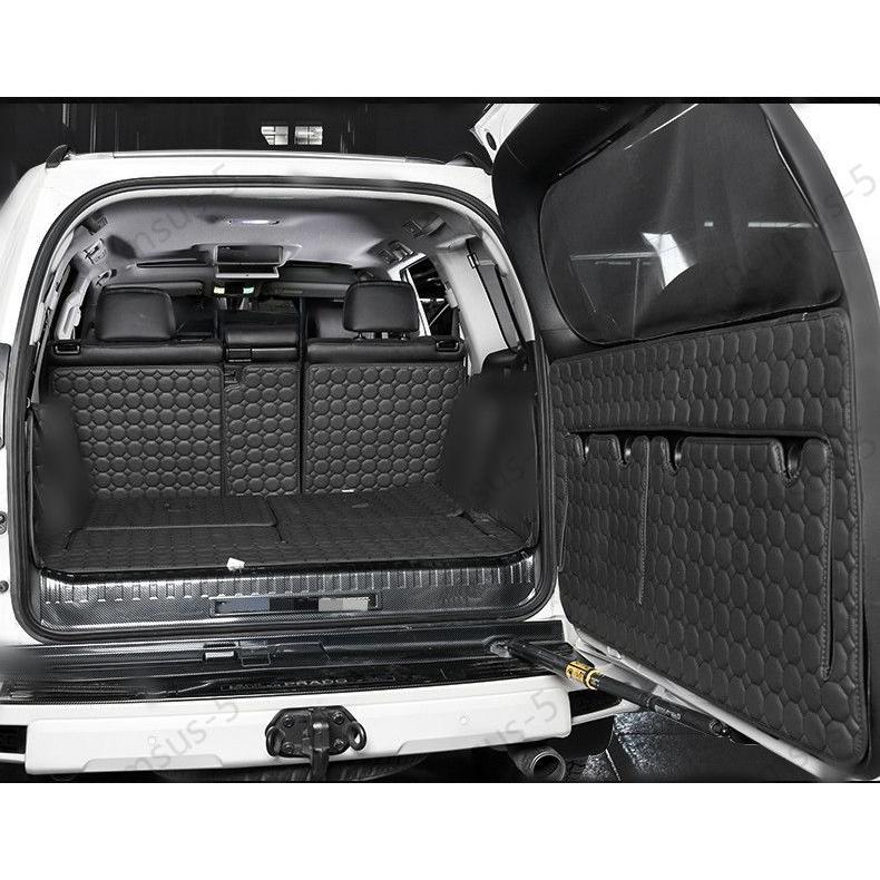 ラゲッジマット【トヨタ TOYOTA ランドクルーザー プラド PRADO 150系】専用 レザー7人乗り トランクトレイ 車中泊グッズ ラゲッジマット3色 7Pセット｜pcmsus-5｜03