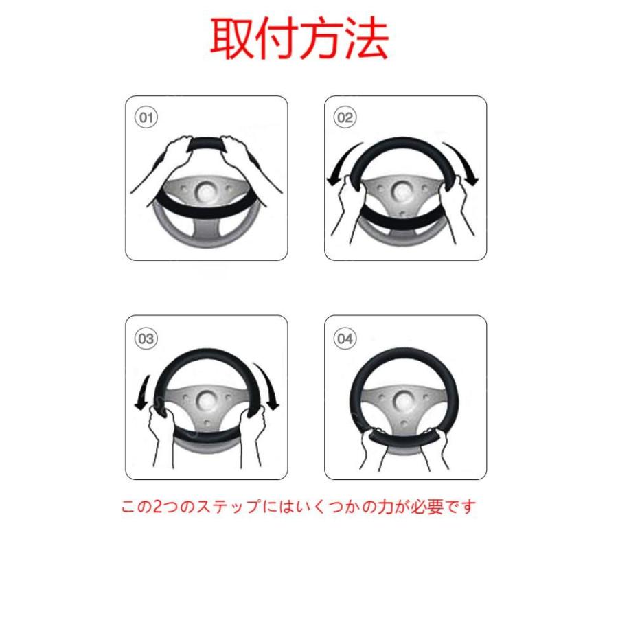 O型/D型可選 スバル Subaru 汎用 軽自動車 本革 ハンドルカバー 3Dロゴ 通気滑り止め 高品質レザー カーボン ステアリングカバー ステアリングホイールカバー｜pcmsus-5｜06