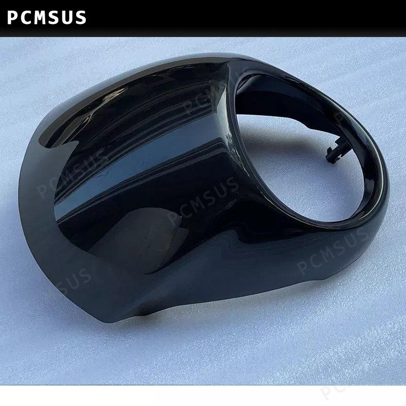 バイク フロントヘッドライトカバー フェアリング カスタム 取り付け かっこいい 簡単 外装 ハーレー ストリート Xg500 Xg750 14 ドアミラー Www Bollywoodpapa Com