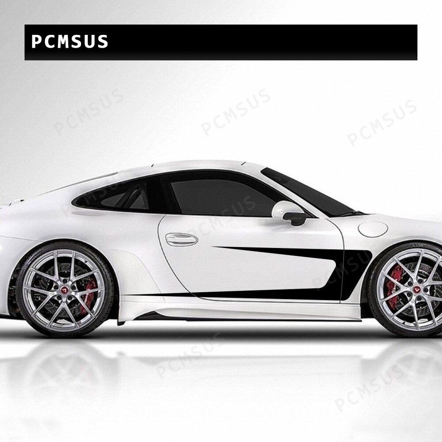 車 ステッカー サイドボディ ストライプ デカール レース スポーツ ステッカー フィルム スタイリング カスタム 外装 アクセサリー 2個 Pcmsus 通販 Yahoo ショッピング