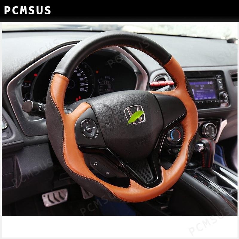 送料無料 手作りハンドルカバー ホンダ Vezel ヴェゼル 専用 レザー ステアリングカバー インテリア 編み込み 手縫う 本革 三色 Pcmsus 通販 Yahoo ショッピング