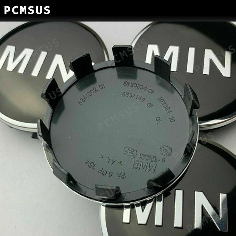 ミニクーパー ホイールキャップ センターハブキャップ BMW MINI 56mm ブラック 4個セット｜pcmsus｜02