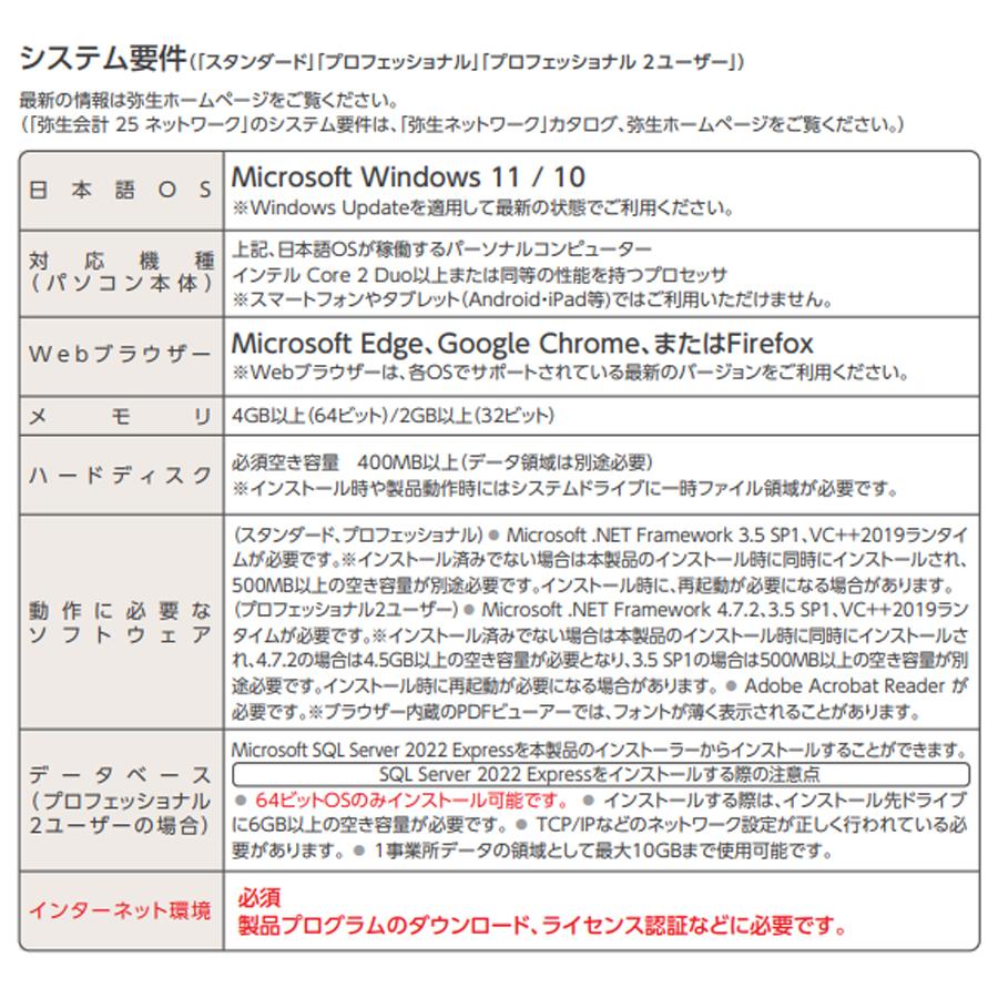 YAYOI 弥生会計25スタンダード(YTAU0001) インボイス制度・電子 YAYOI 弥生会計25スタンダード(YTAU0001) インボイス制度・電子