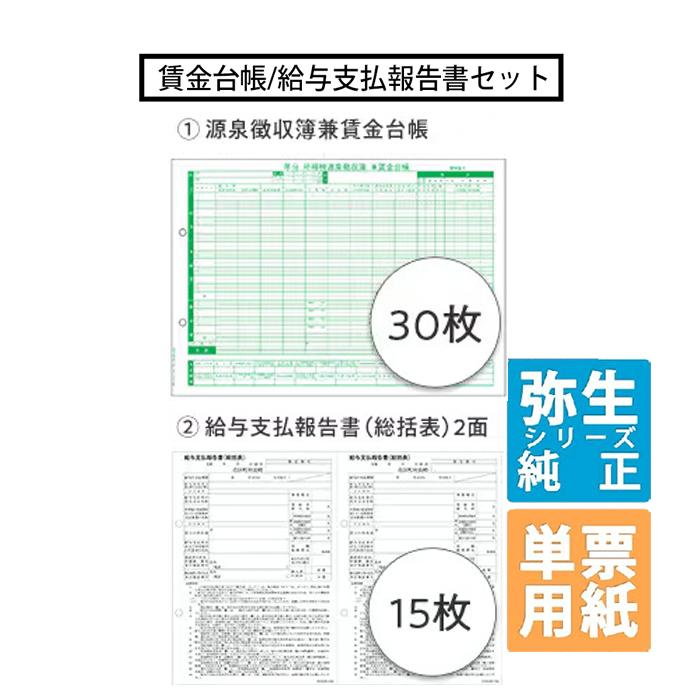 YAYOI 弥生サプライ 令和7年分 賃金台帳/給与支払報告書（総括表