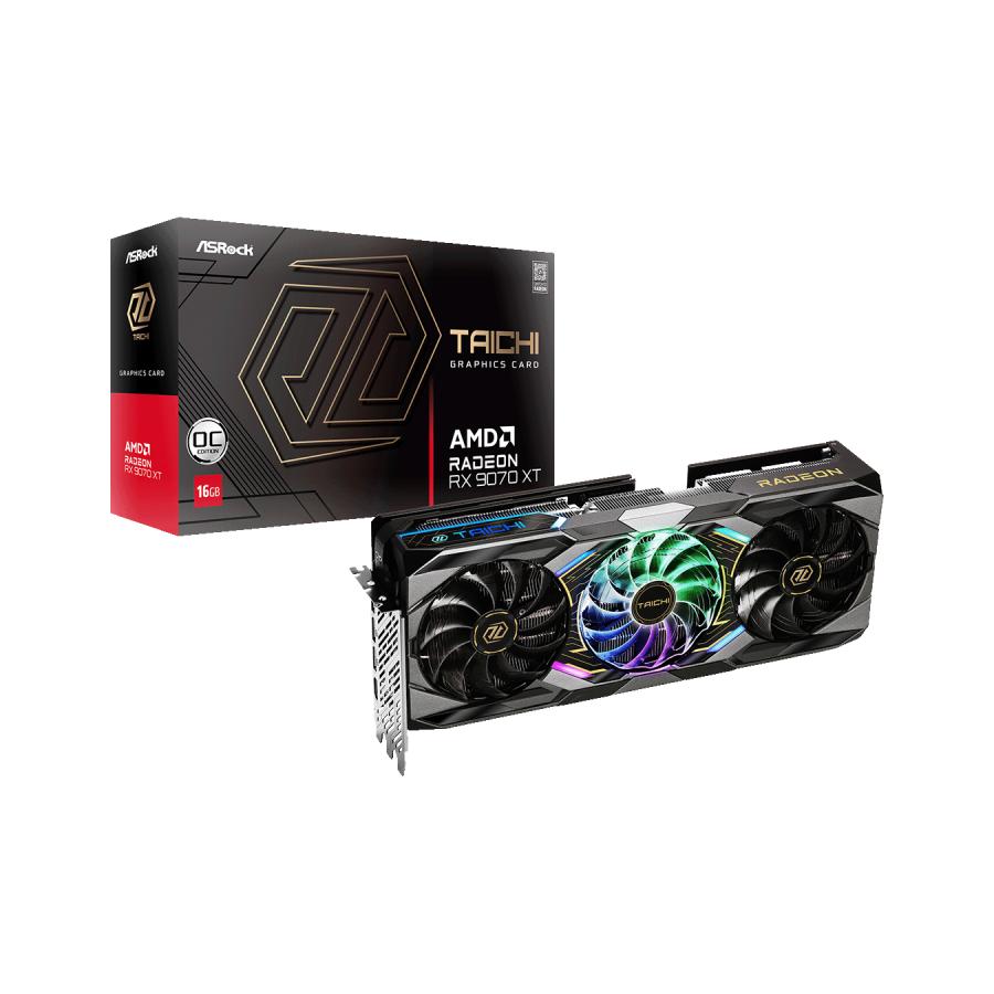 ASRock Radeon RX 9070 XT RX9070XT TC 16GO : パソコンおまかせ