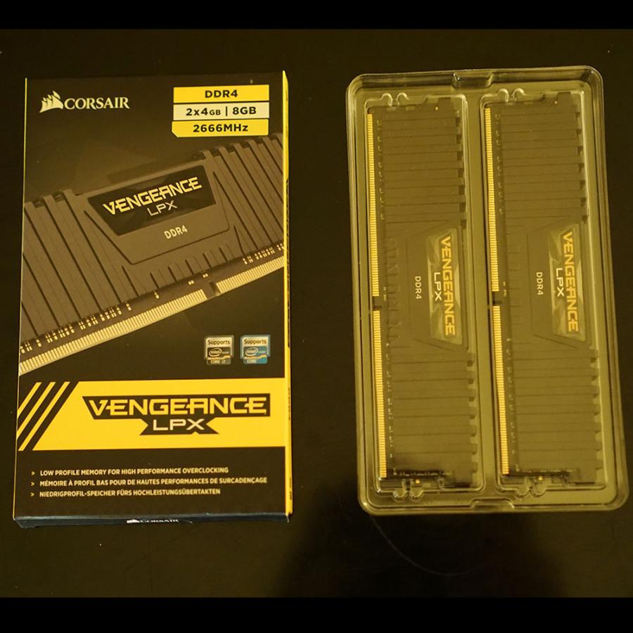 CORSAIR CMK8GX4M2A2666C16 [VENGEANCE LPX PC4-21300 DDR4-2666 8GB 4GBx2 ...