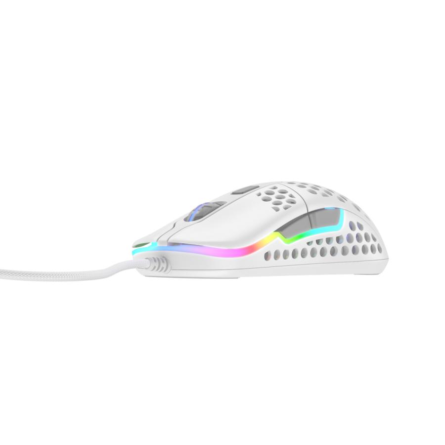 新品 M42 Rgb 送料込 ホワイト 左右対称 両手用 超軽量 ゲーミングマウス