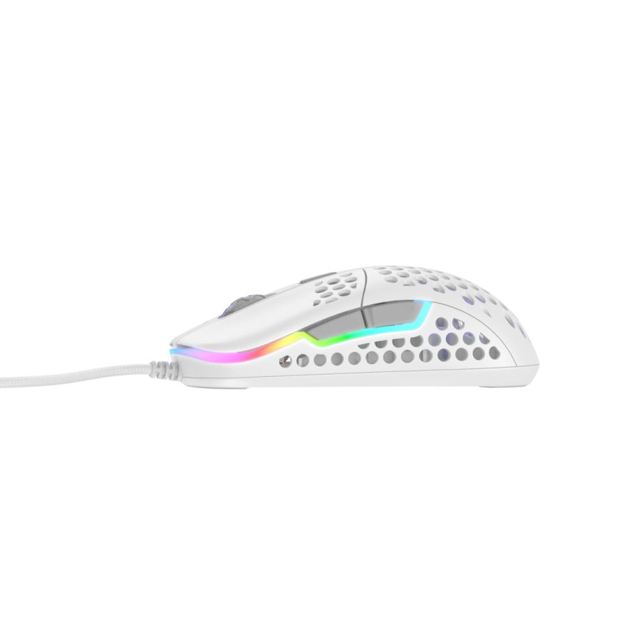 新品 M42 Rgb 送料込 ホワイト 左右対称 両手用 超軽量 ゲーミングマウス