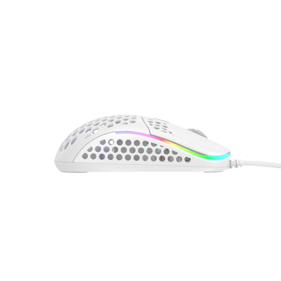 新品 M42 Rgb 送料込 ホワイト 左右対称 両手用 超軽量 ゲーミングマウス