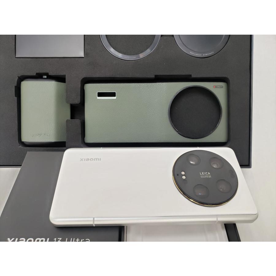 美品⭐Xiaomi 13 ウルトラ 12GB/256GBホワイトSIMフリー⭐ 中古) Xiaomi13 Ultra 12GB/256GB （Photography Kit付