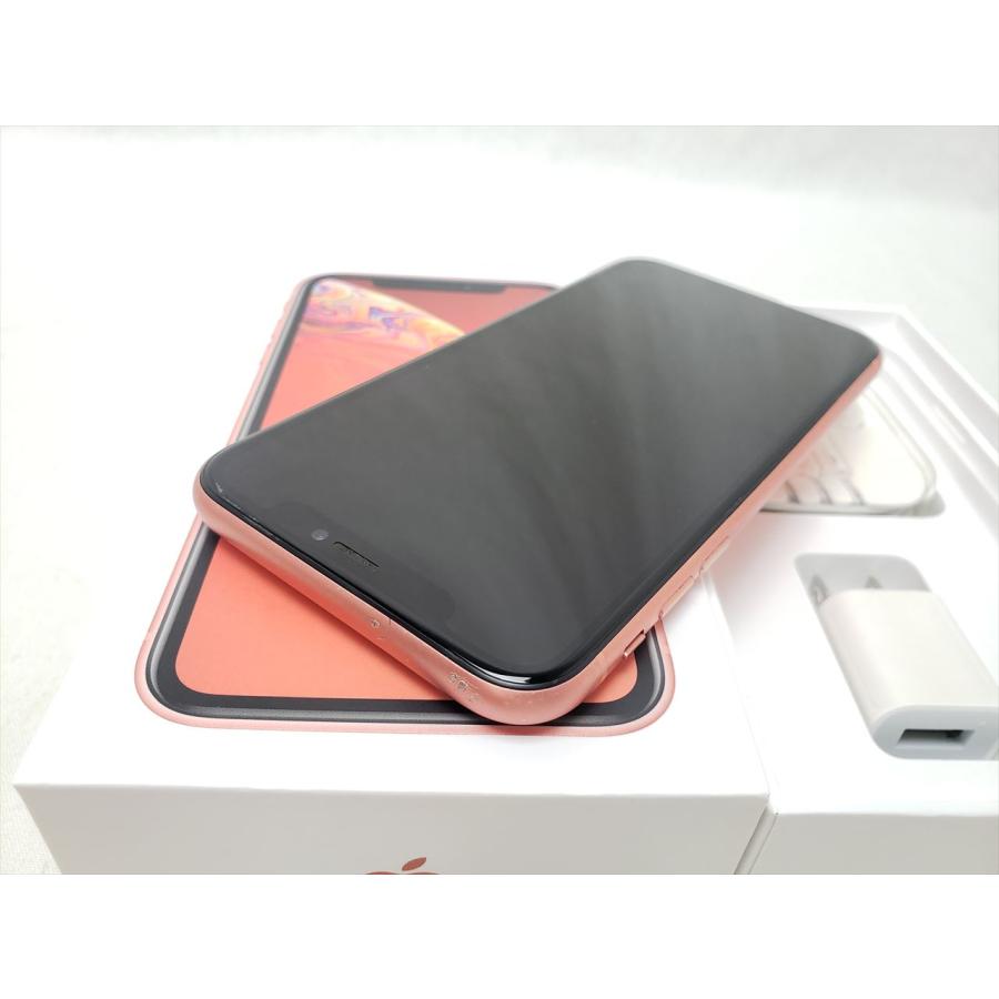 中古) iPhoneXR 128GB コーラル /MT0T2J/A 【国内版 SIMFREE】、SIM 