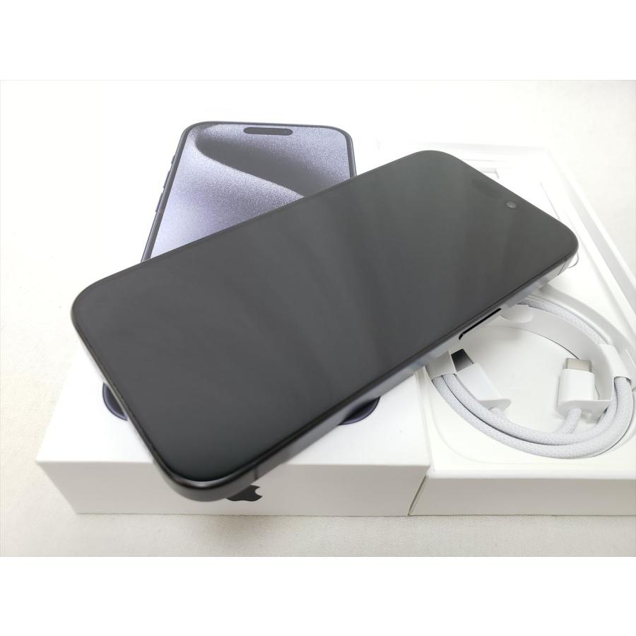 iPhone15 Pro 128GB MTU83J/A 箱有 ストア購入 WW7 iPhone15 Pro 128GB ホワイトチタニウム MTU83J/A AU版SIMフリー