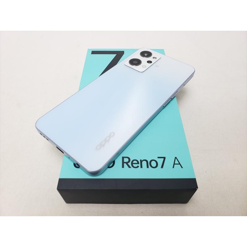 中古) OPPO Reno7 A ドリームブルー /A201OP 【Y!mobile SIMFREE