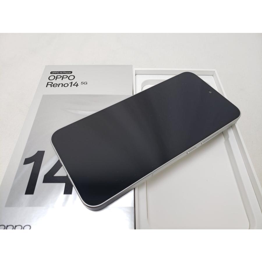 中古) OPPO Reno14 5G オパールホワイト /CPH2737 【 国内版 SIMFREE