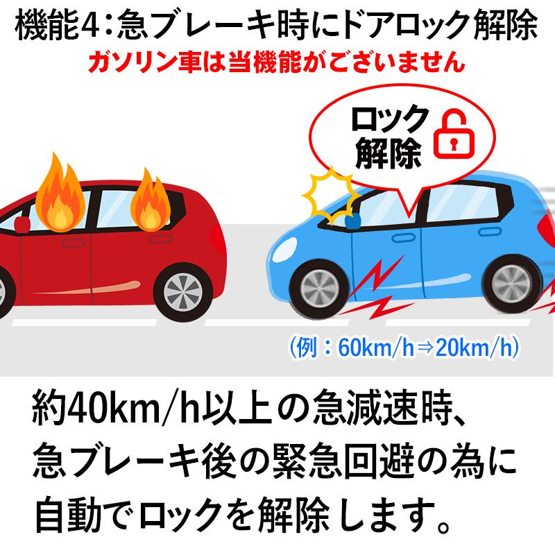 トヨタ アクアMXPK系対応 車速連動 オートドアロック＆アンサーバック