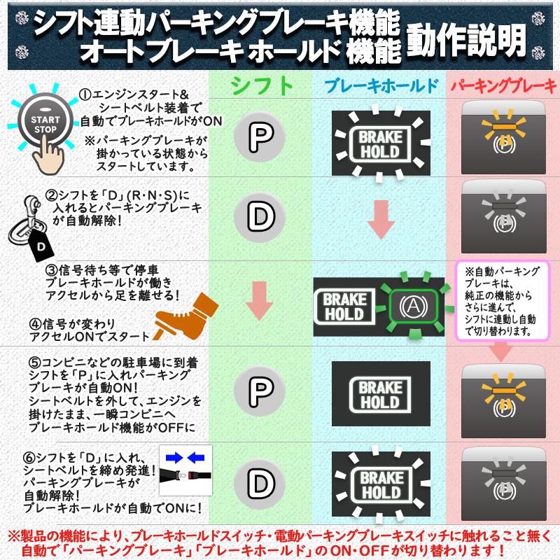 N-BOX N-BOXカスタム JOY JF5/JF6 対応 オートパーキングブレーキ