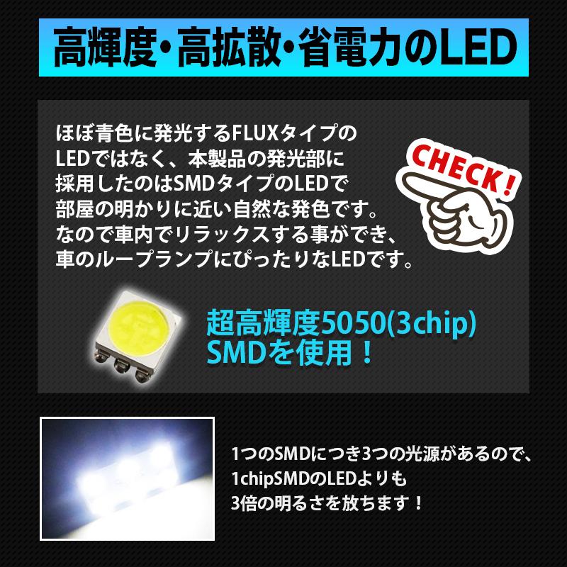 TOYOTA クラウン/クラウンハイブリット 200系 対応 LEDルームランプ