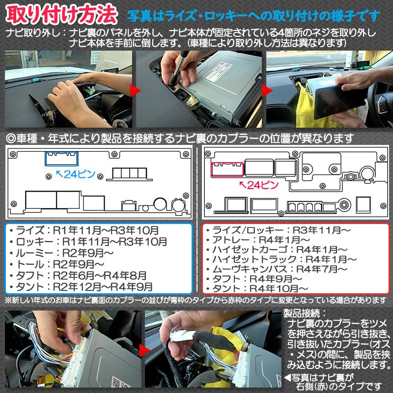 ダイハツ/トヨタ メーカーオプションディスプレイオーディオ対応 ダイハツ/トヨタ メーカーオプションディスプレイオーディオ対応