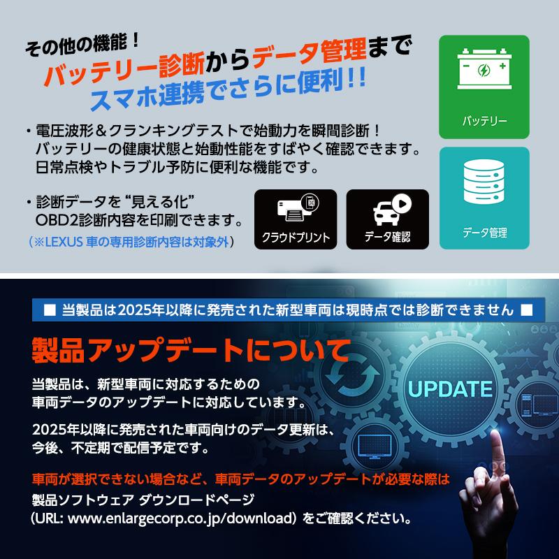 DT-901 改良版トヨタ専用 OBD2 全システム 診断機 車両故障・DTC確認