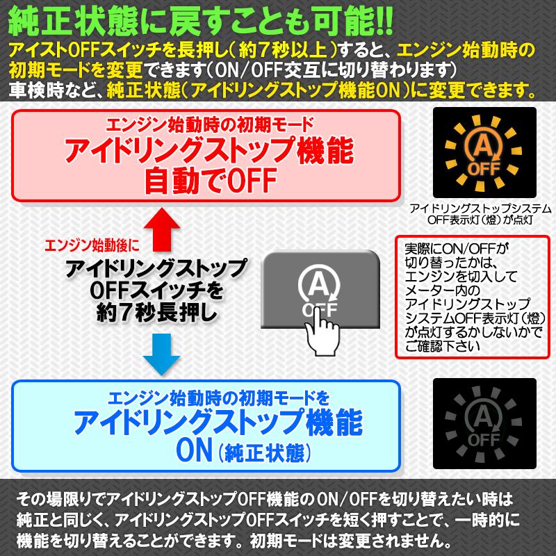 ダイハツ 新型タント/タントカスタム対応 アイドリングストップ