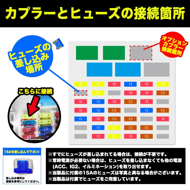 HONDA フリード/フリード＋ GB系対応 電源取り出しオプションカプラー