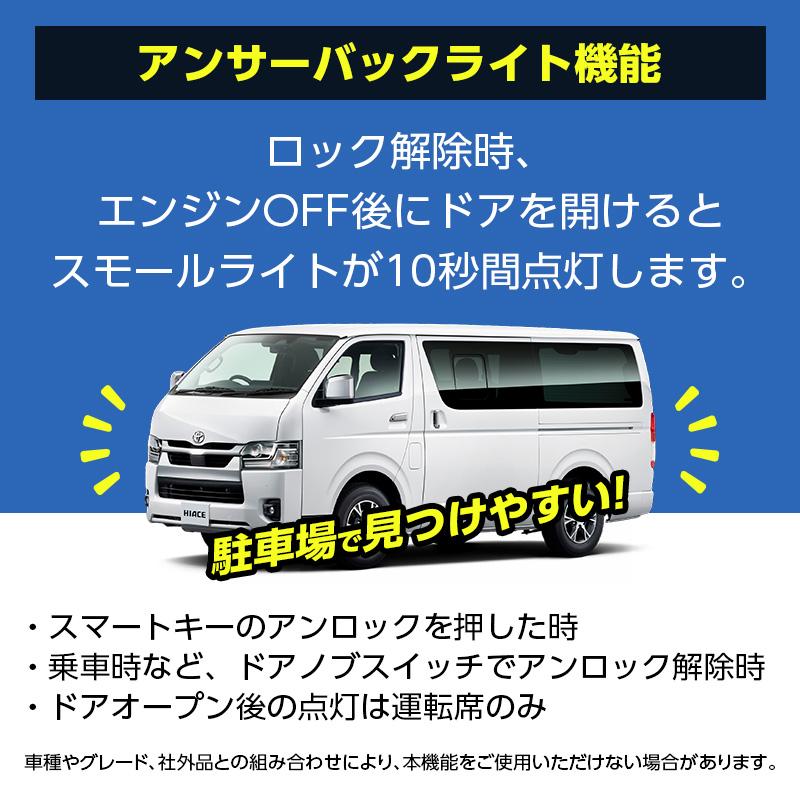 ハイエース 9型 専用ミラー格納キット｜ドアロック連動 自動格納