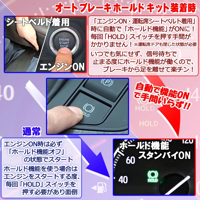 トヨタ 新型ランドクルーザー300系 対応 オートブレーキホールドキット