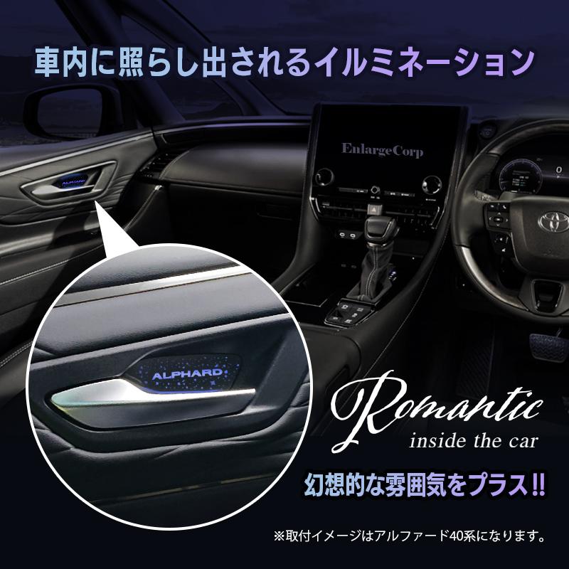 TOYOTA アルファード40系 ヴェルファイア40系 専用 インナーハンドル